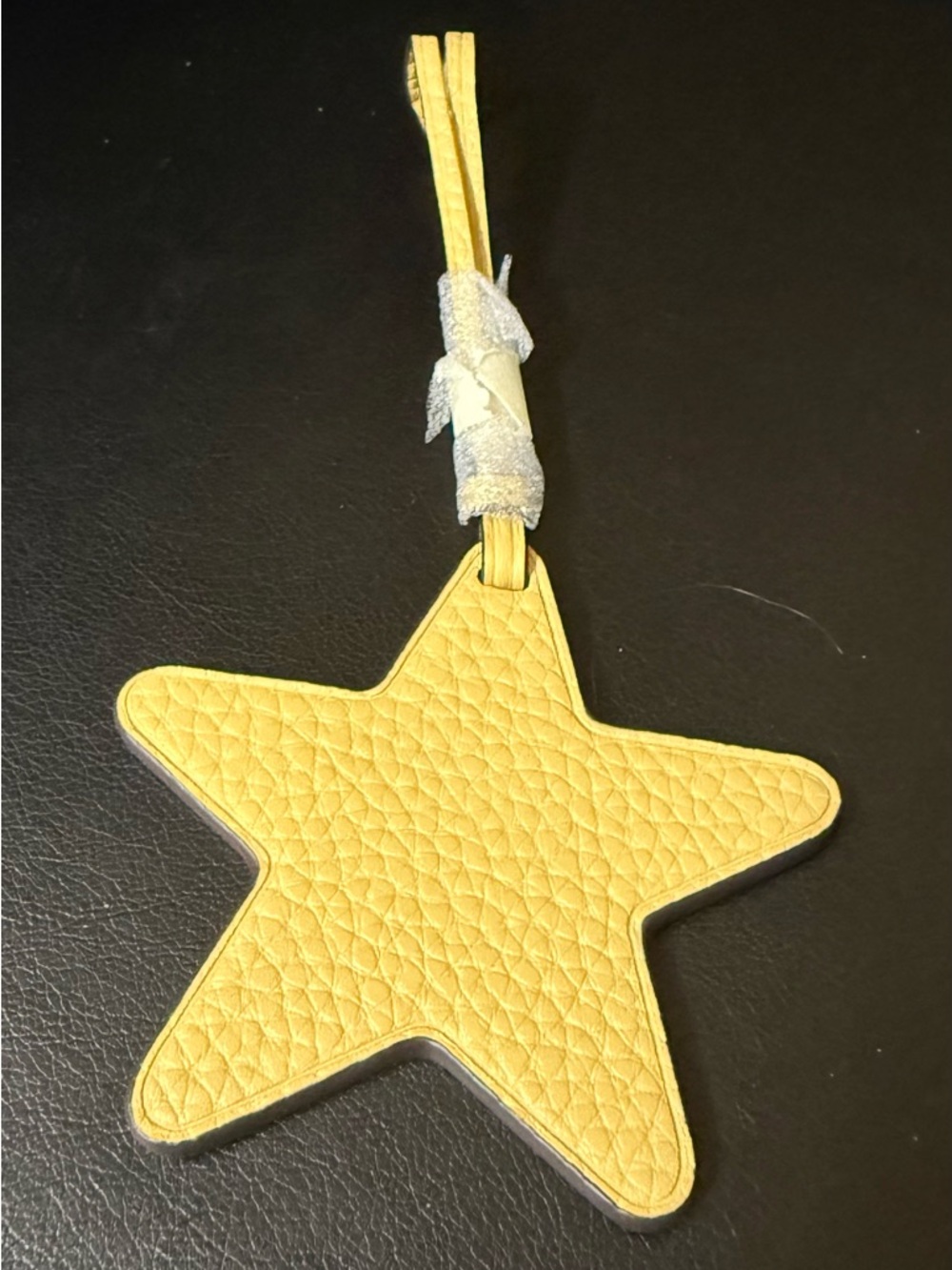 Coach Leather Star Charm from Denim Teri